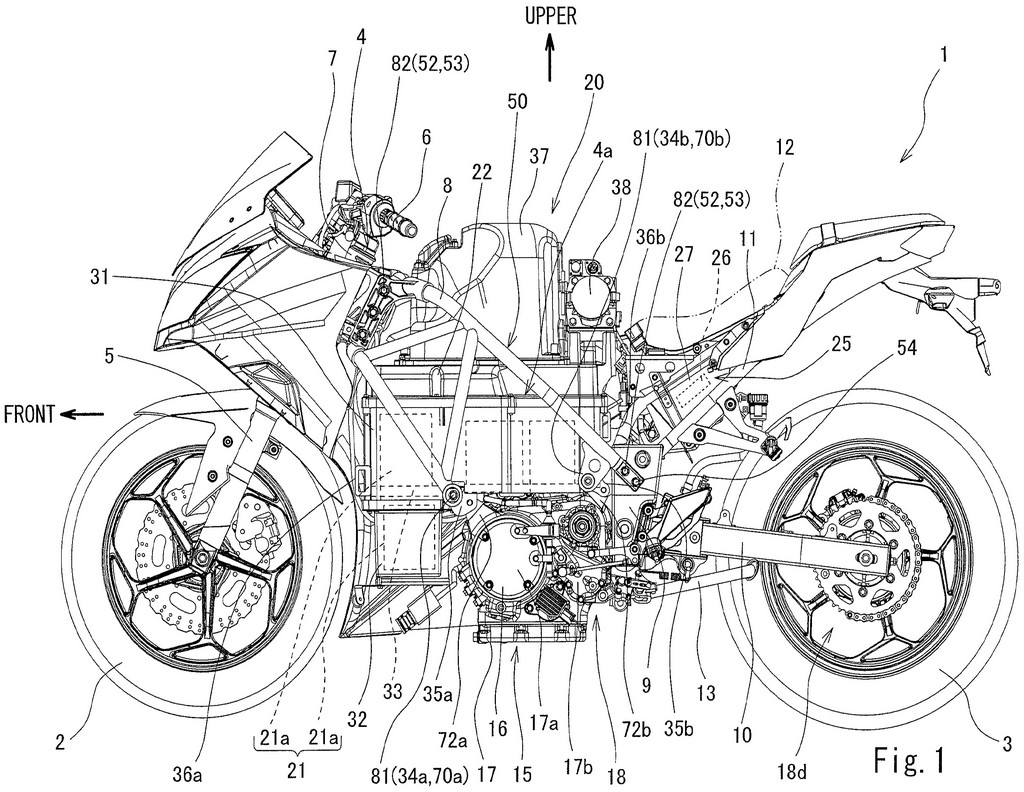 Patent Filing And Diagrams Reveal A Kawasaki Ninja
