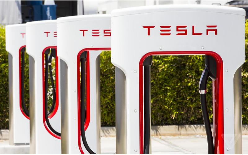 Tesla's New Supercharger Station