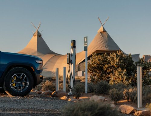 Rivian partners with Under Canvas to bring EV charging to the camp sites in the US